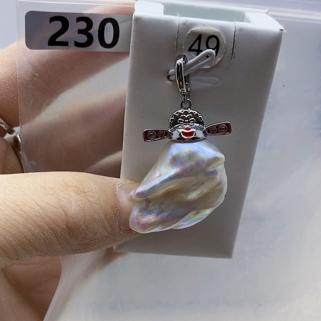 颈饰合金淡水珍珠