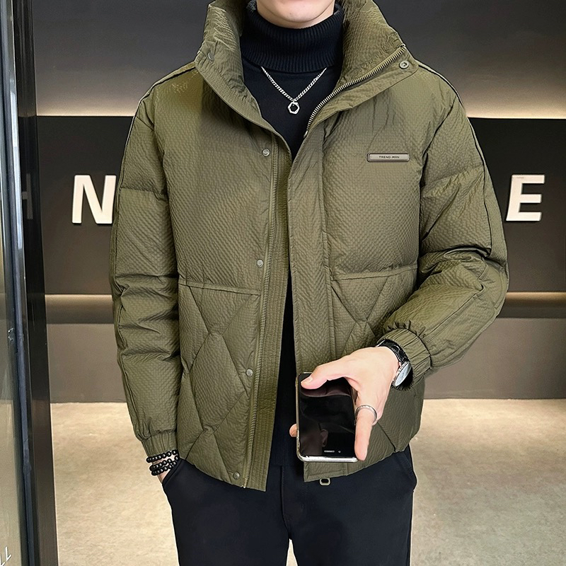 9095休闲风冬季休闲立领百搭时尚都市保暖轻薄羽韩版