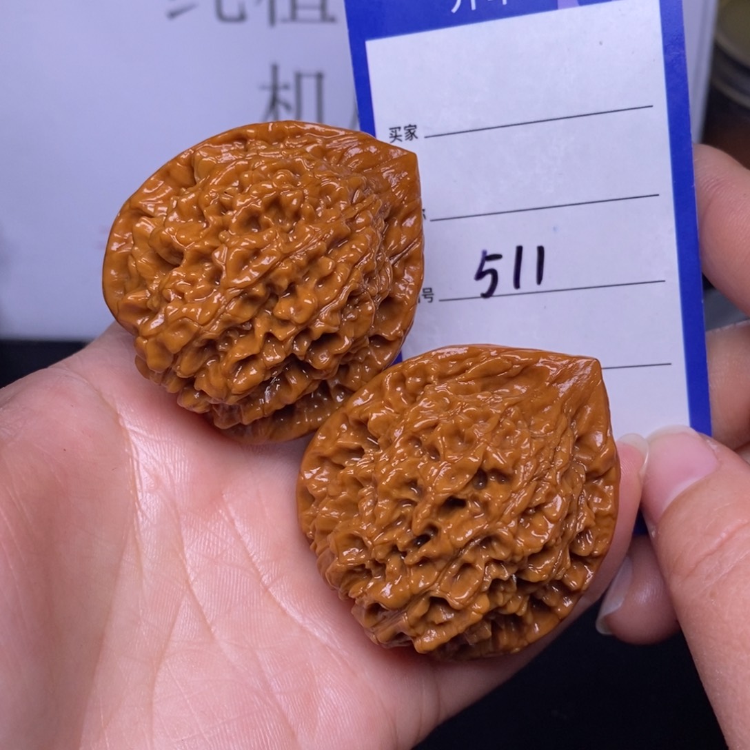 文玩核桃把件511/43官帽