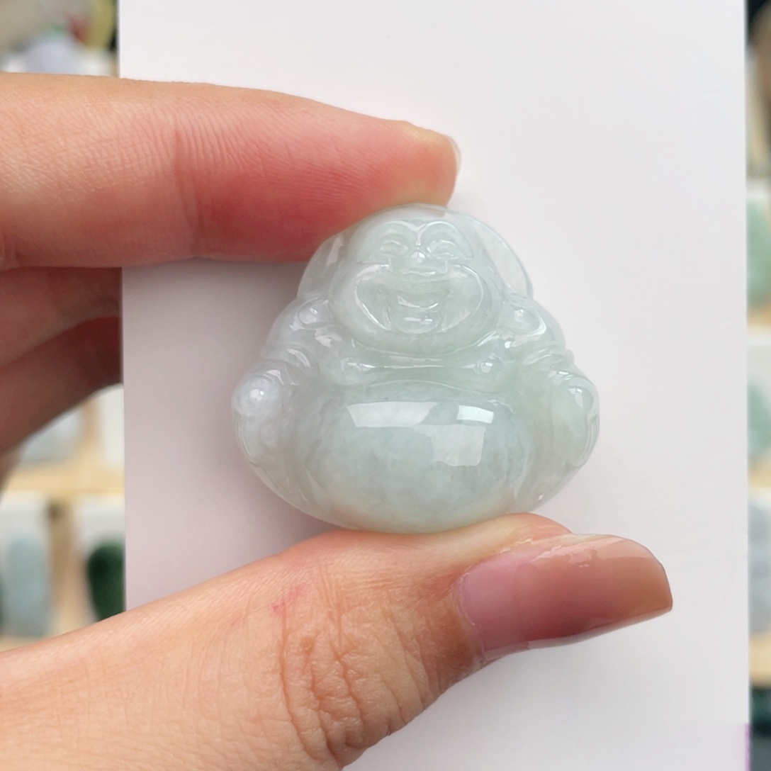 颈饰未镶嵌翡翠佛公