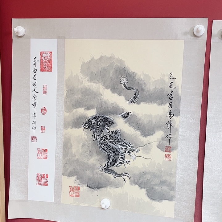 国画冯老师手绘作品