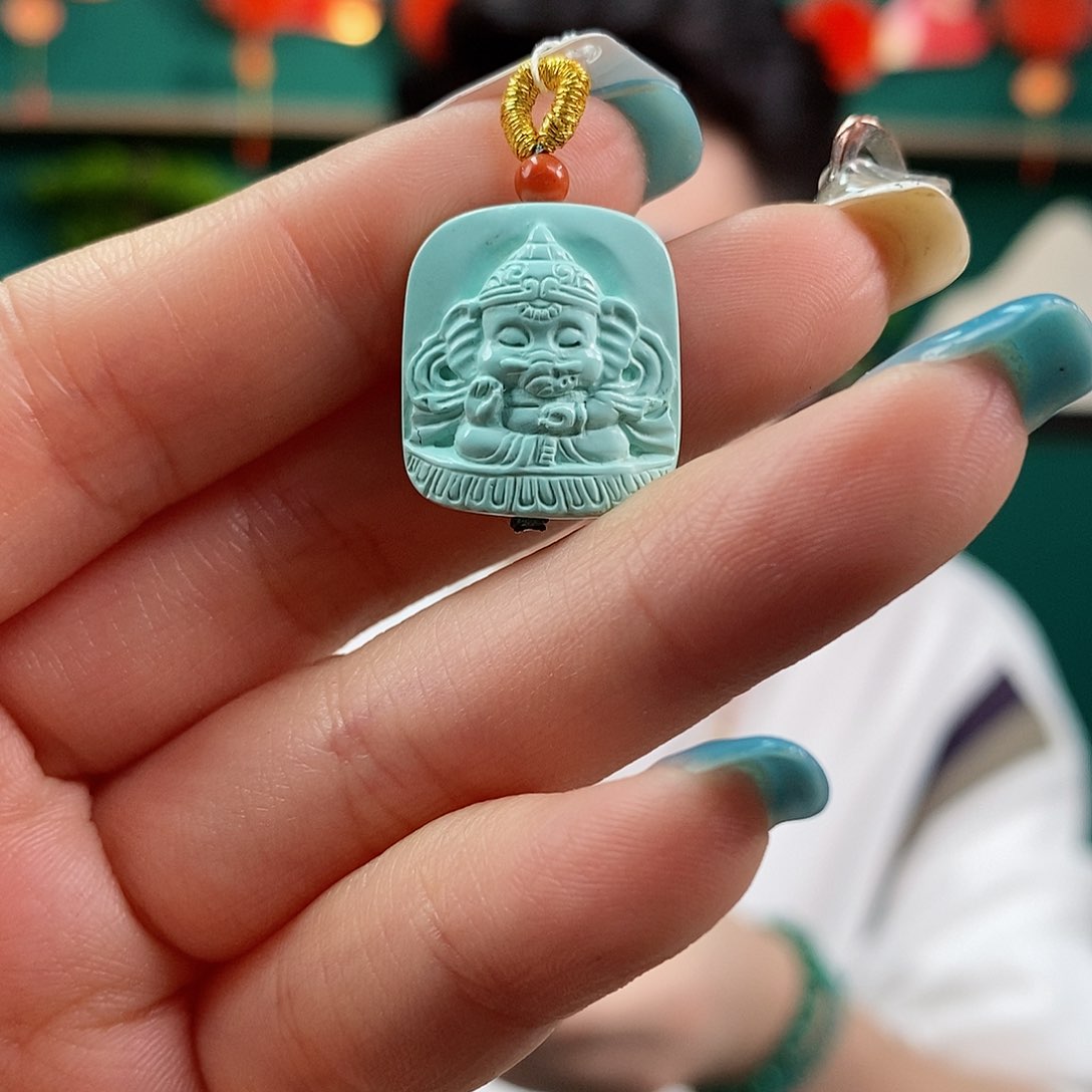 绿松石珠宝奇石未镶嵌