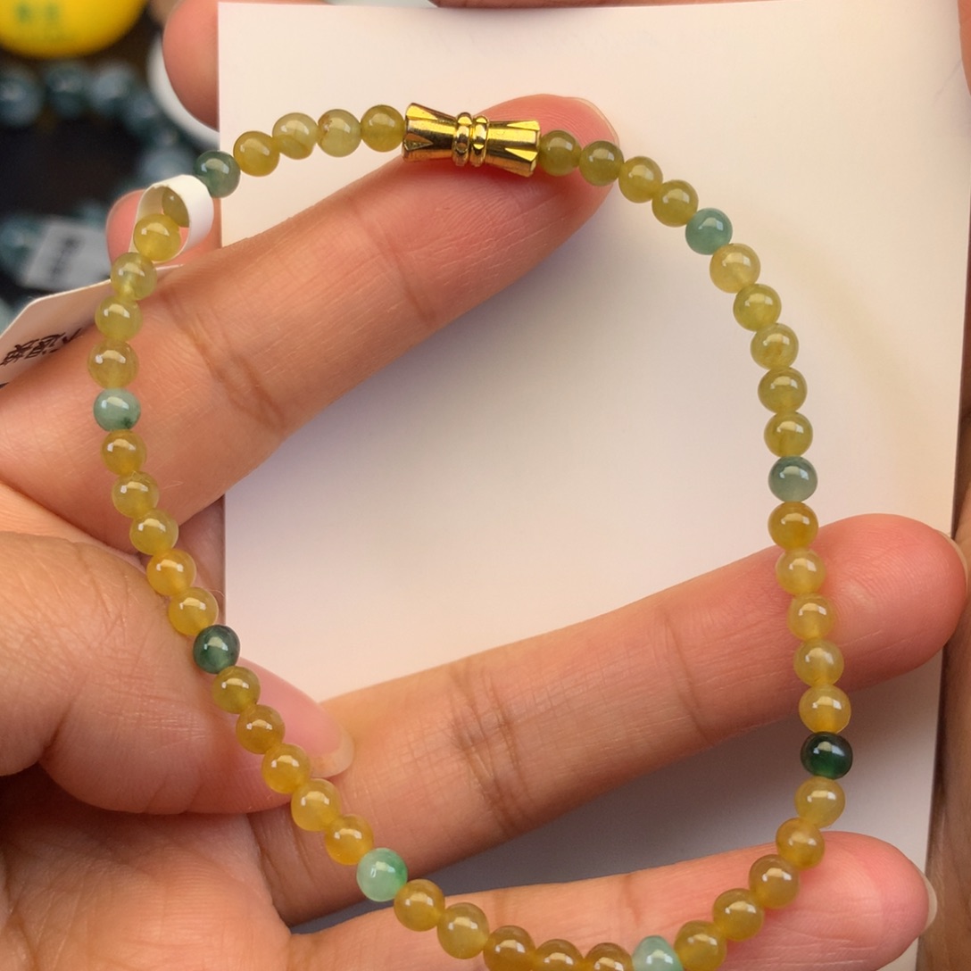 翡翠未镶嵌颈饰天然缅甸翡翠A货卡3.8