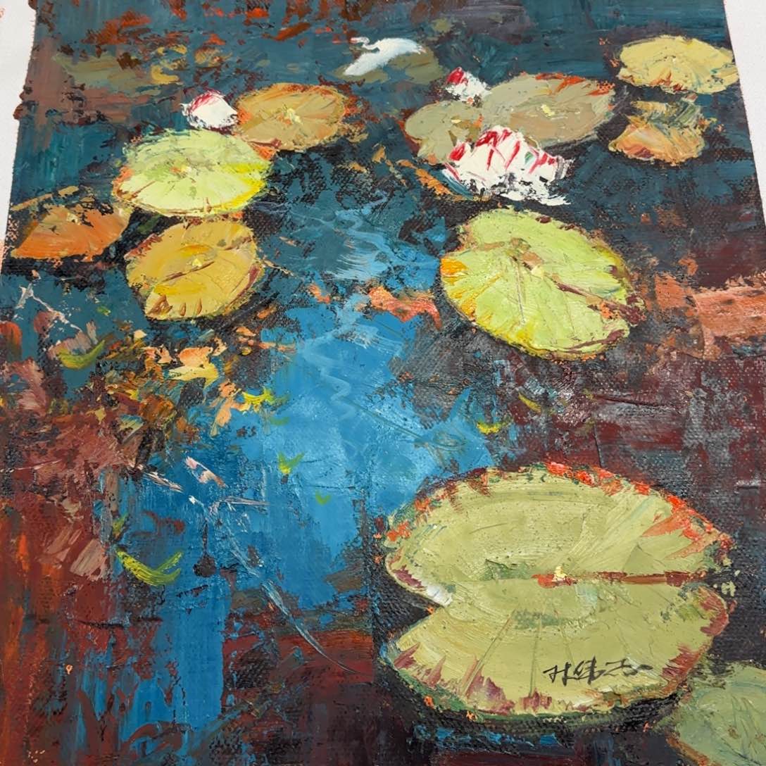 油画我是一只小小鸟地域鬼