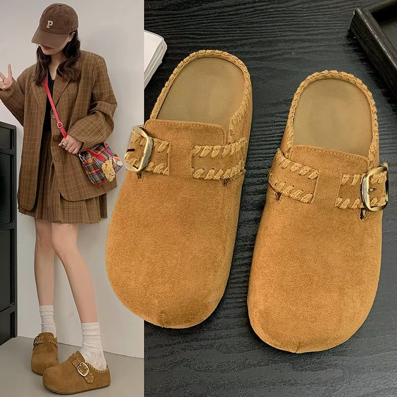 53271秋季新款厚底博肯鞋拖鞋