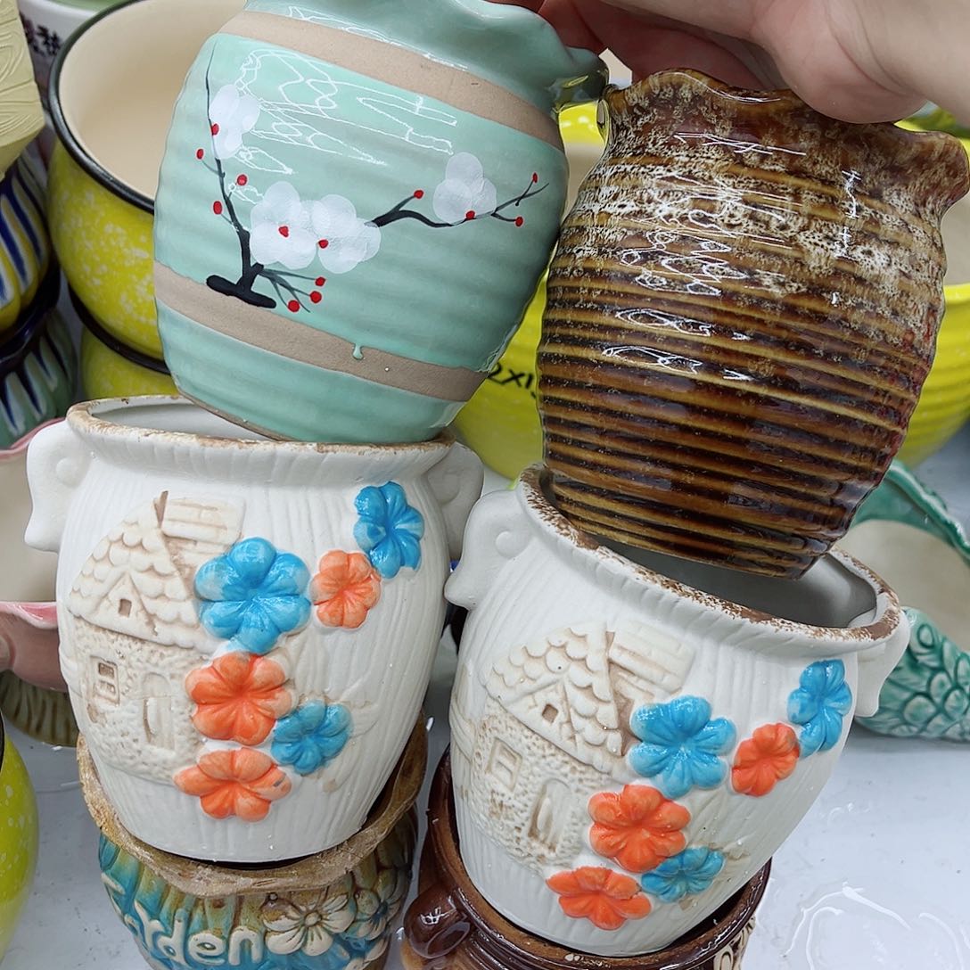 多肉绿植陶瓷花盆