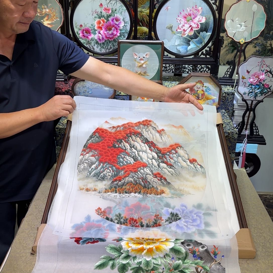 刺绣刺绣工艺精湛独特设计理念