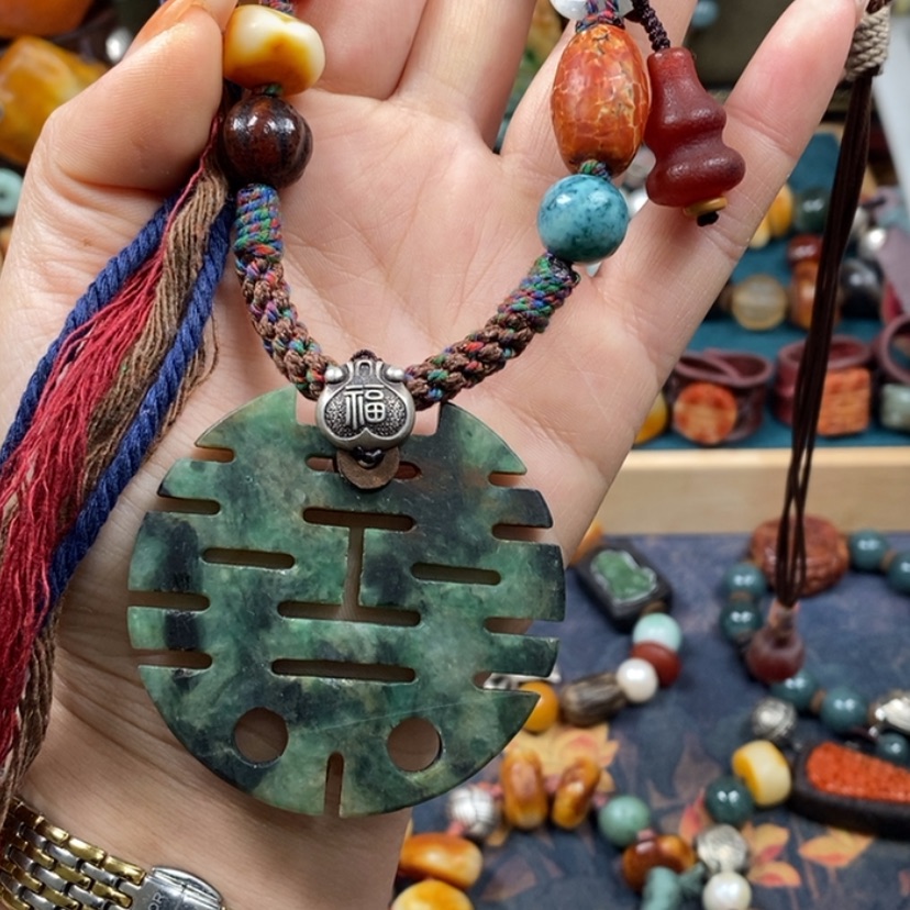 【闪购商品】翡翠颈饰未镶嵌项链