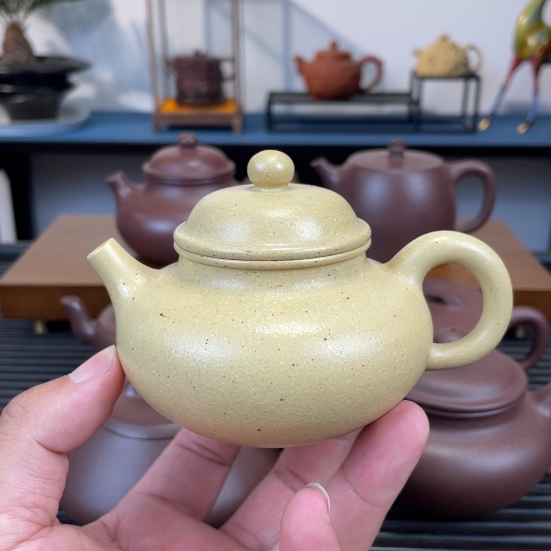 茶壶紫砂本山绿容天190cc