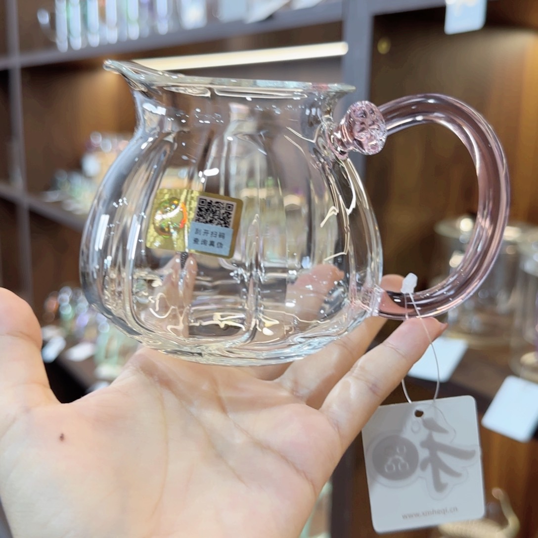禾器莲君浅粉色公道杯。。