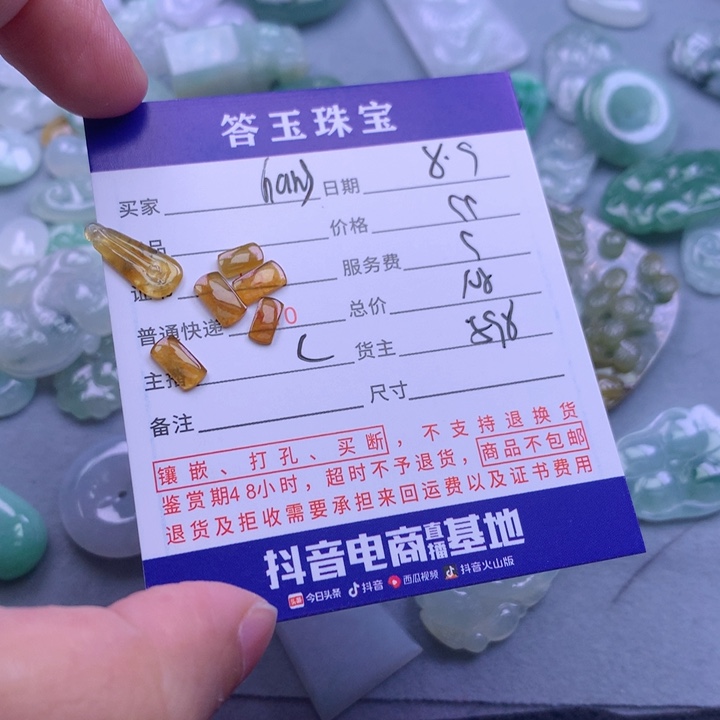 翡翠未镶嵌颈饰h**g