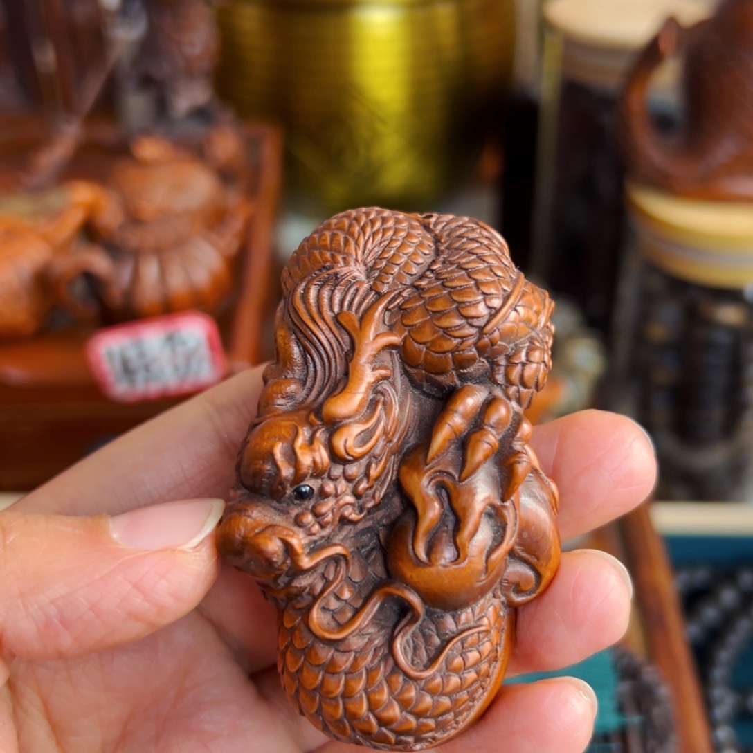 黄杨木年货节福利活动文玩手串摆件把件