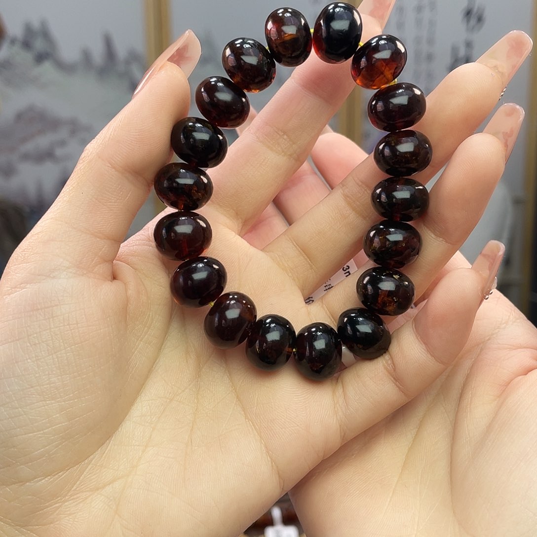 琥珀裸石未镶嵌13血翳