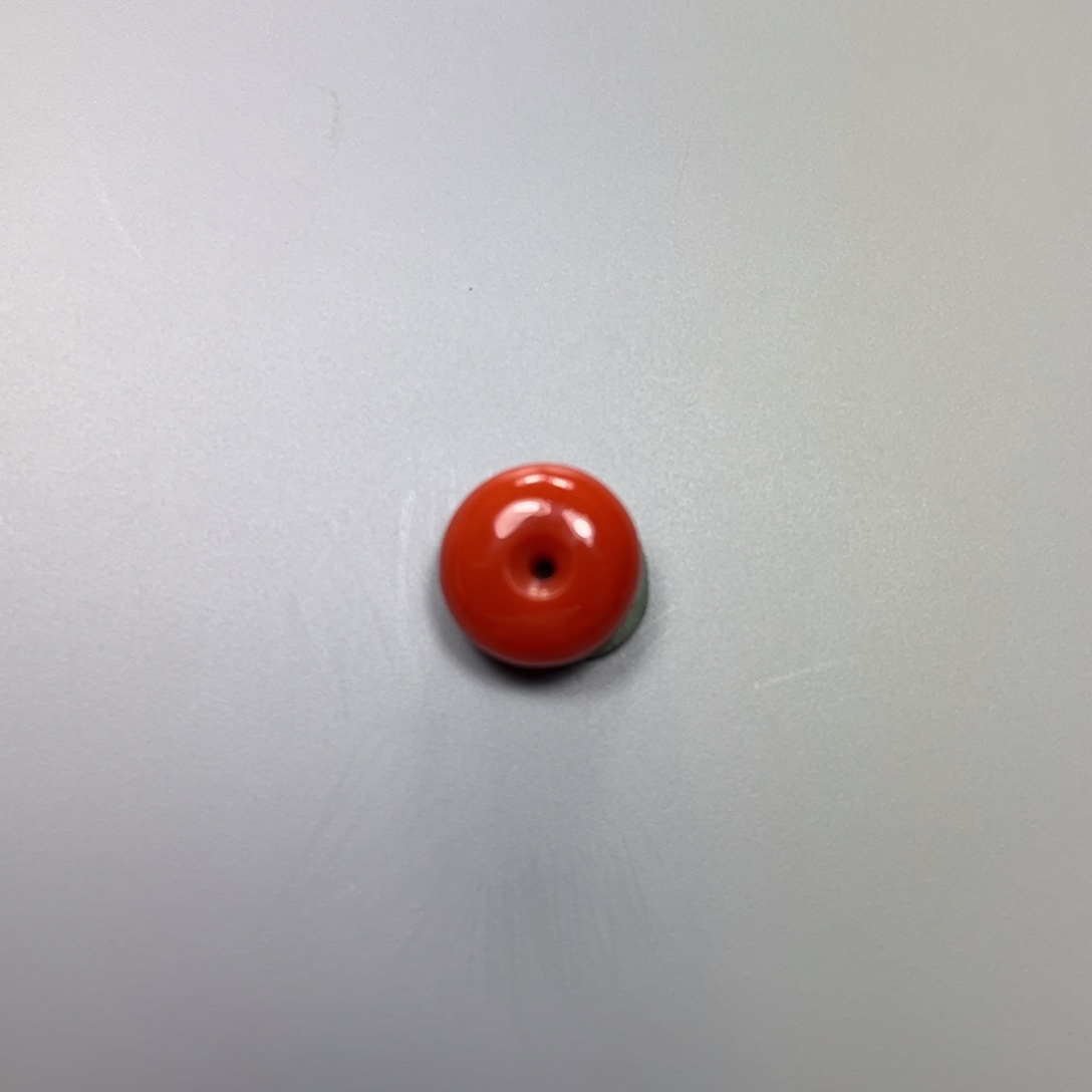 南红玛瑙柿子红平安扣未镶嵌