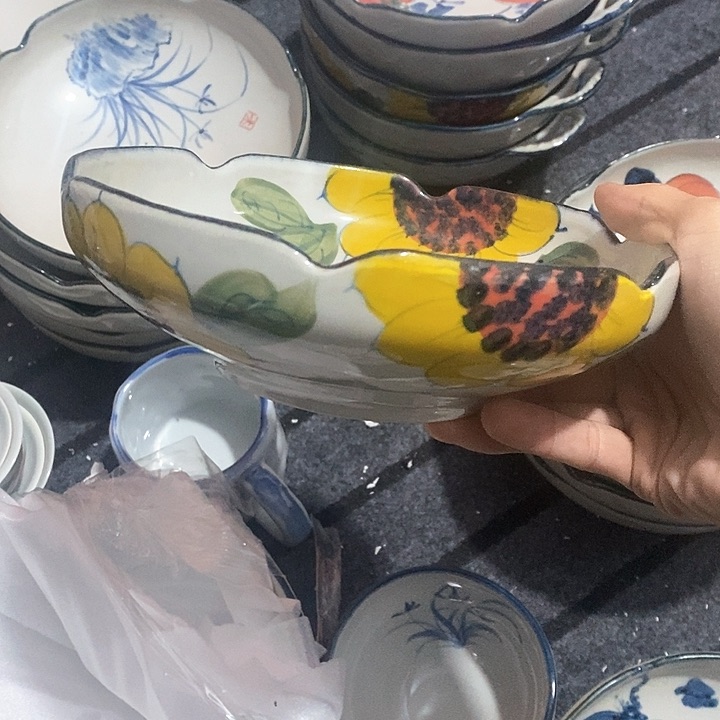 禾泥陶器高温釉下彩手工手绘陶瓷