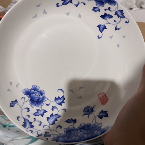 陶瓷8寸深窝盘一个