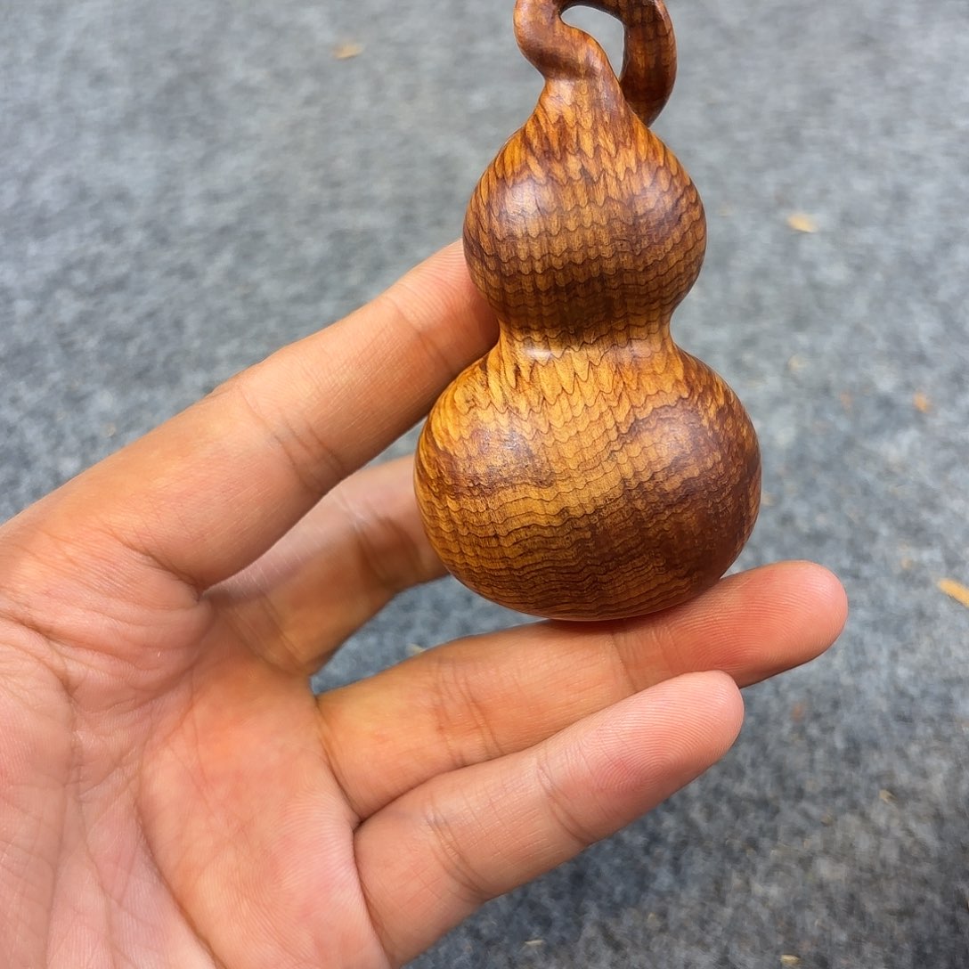 崖柏太行崖柏黑金妖孽龙鳞把件