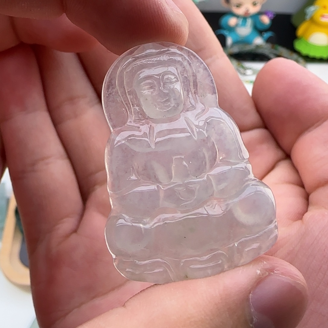 颈饰未镶嵌翡翠正装观音