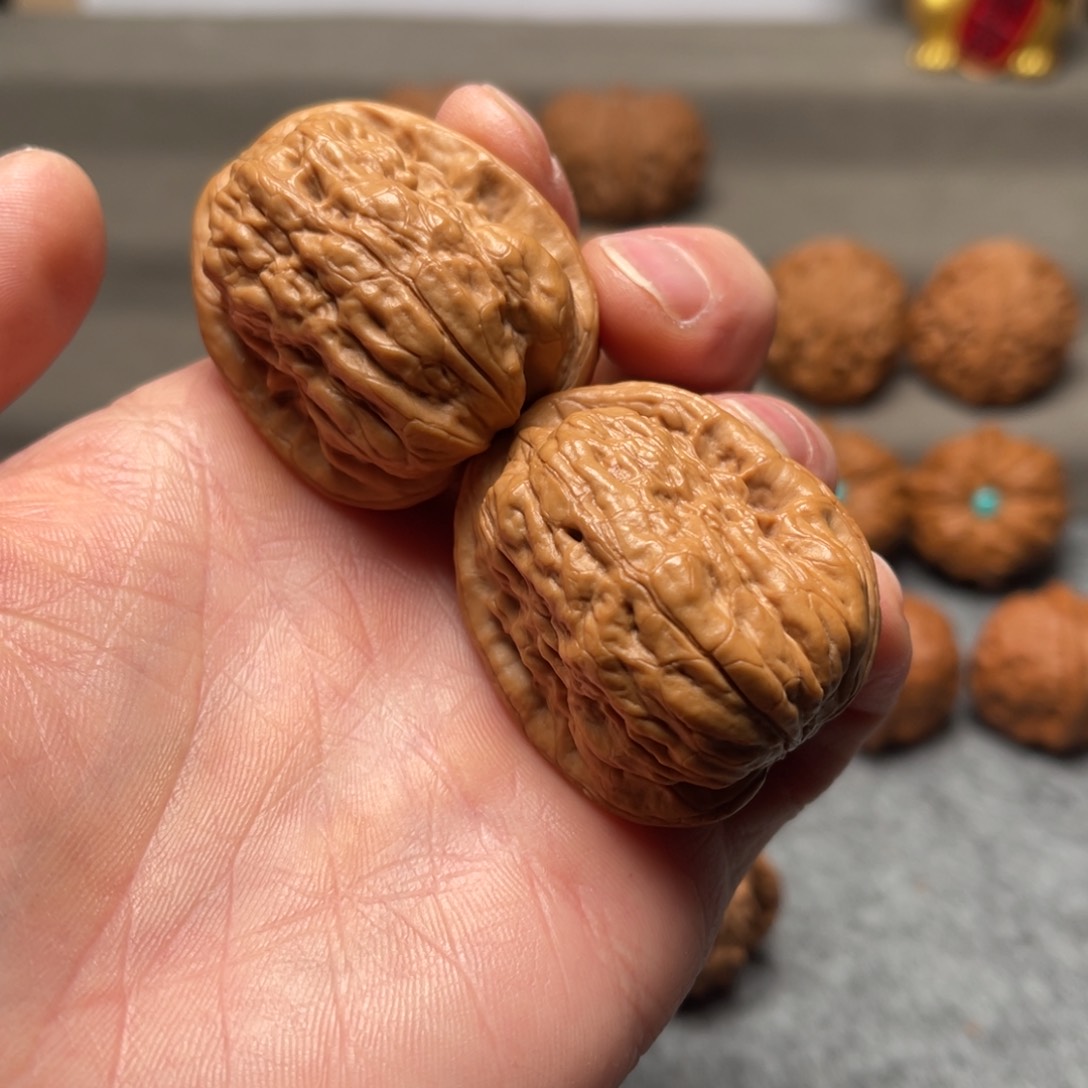 文玩核桃把件天***y36野蟾