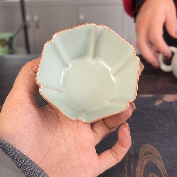 龙泉云间青瓷小米茶器