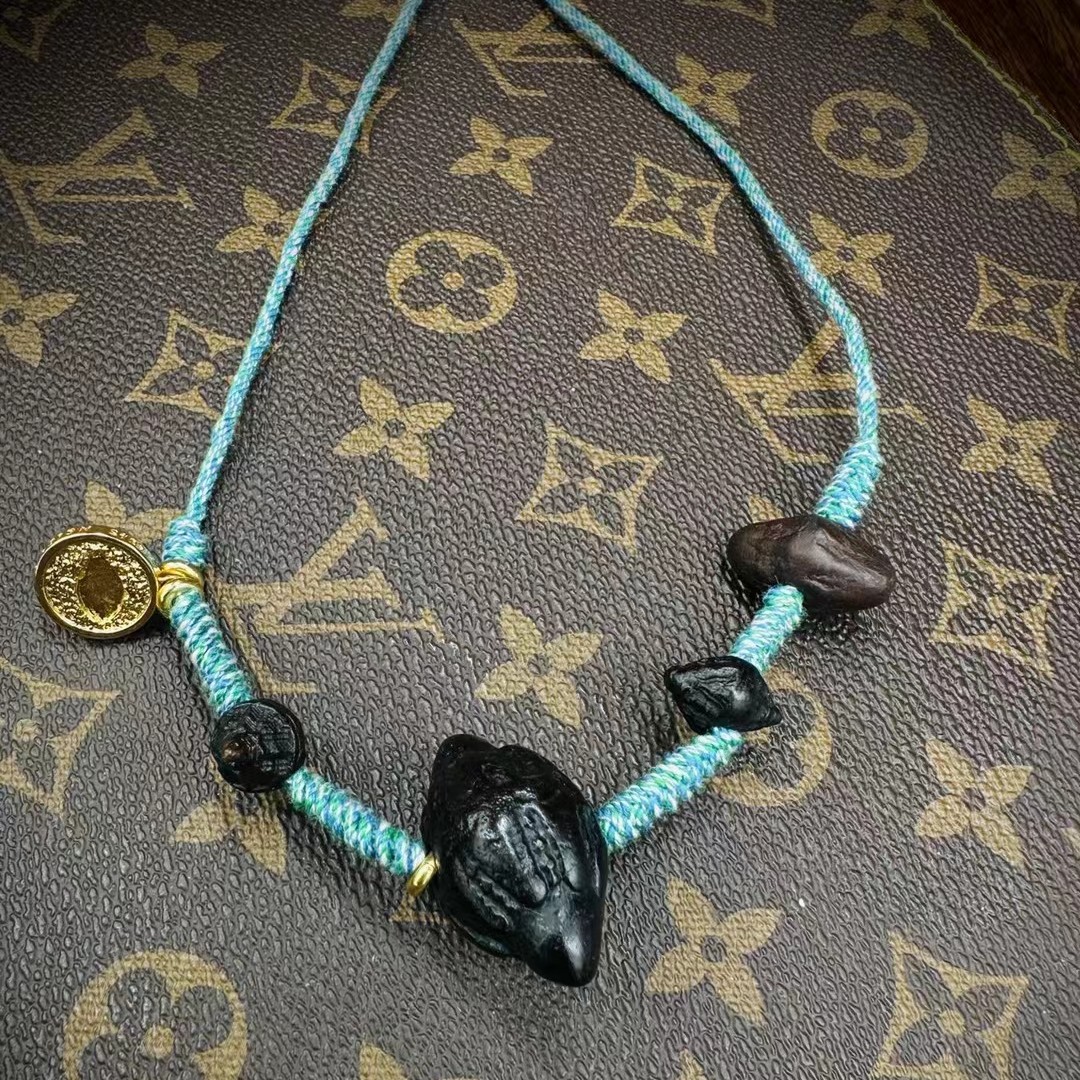 藏地精品纯手工编制娘拉擦擦吊坠项链