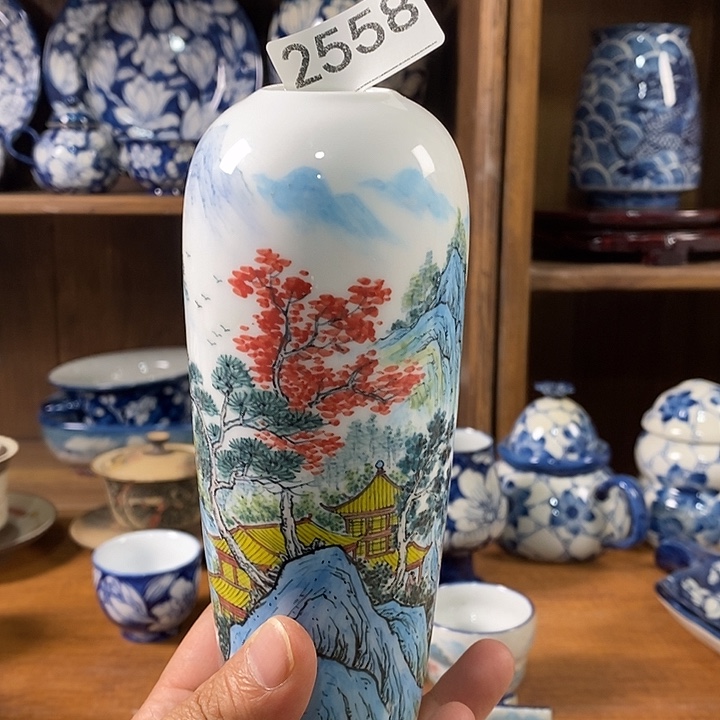 瓷片空山新雨陶瓷器皿