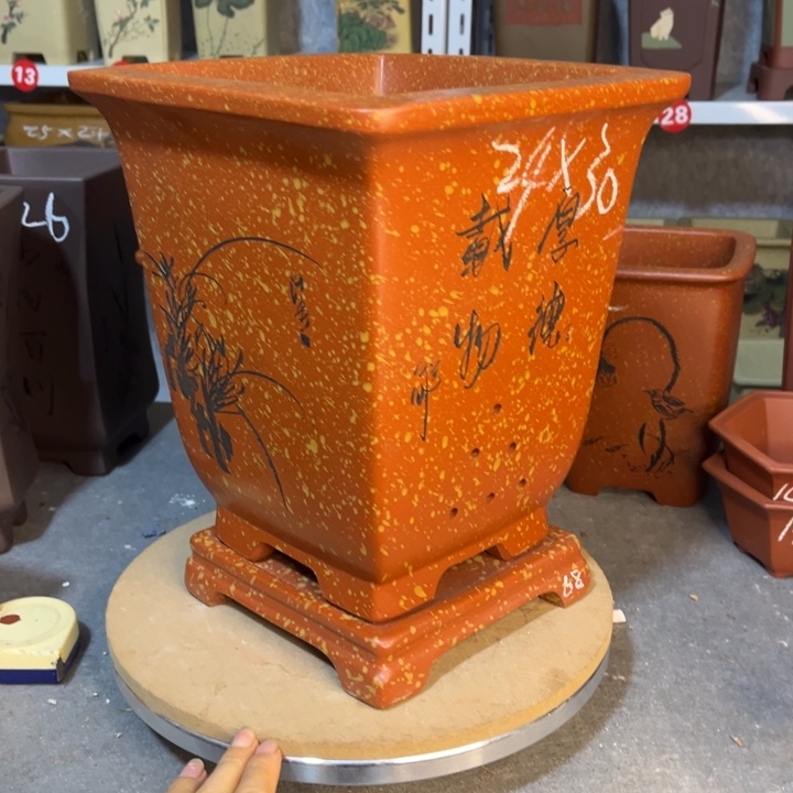 紫砂花盆紫砂花盆