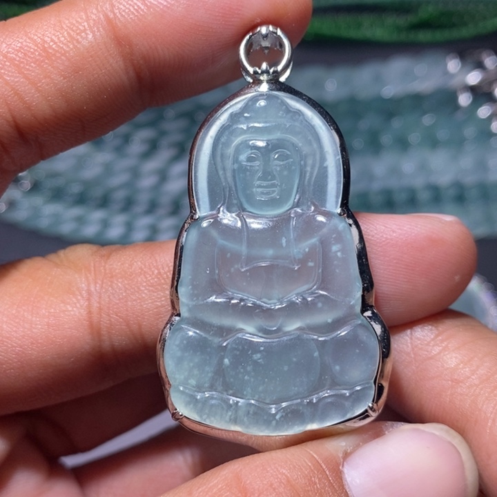 翡翠未镶嵌颈饰天然翡翠