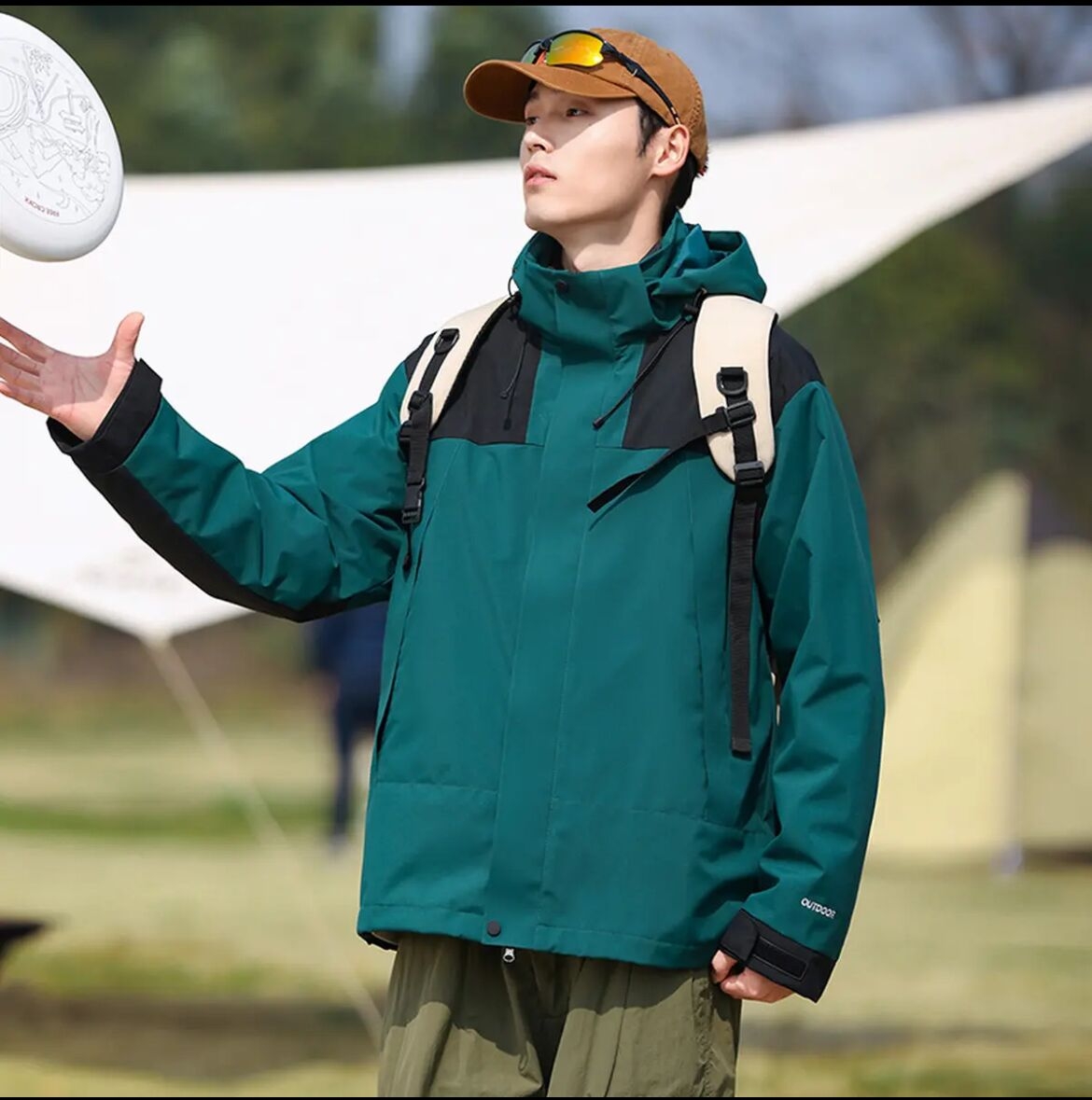 3037秋冬季男女冲锋衣登山服外套夹克潮牌户外防风防水
