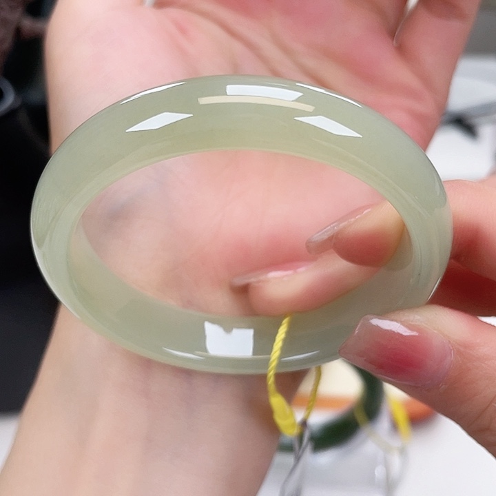 和田玉手镯5253未镶嵌