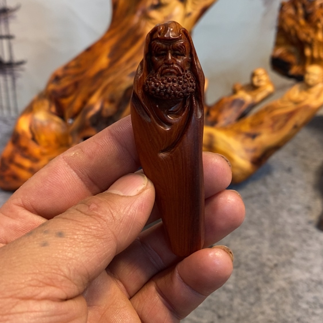 【闪购商品】柏木（崖柏）根雕木雕工艺品摆件家居装饰厂家直销手把件
