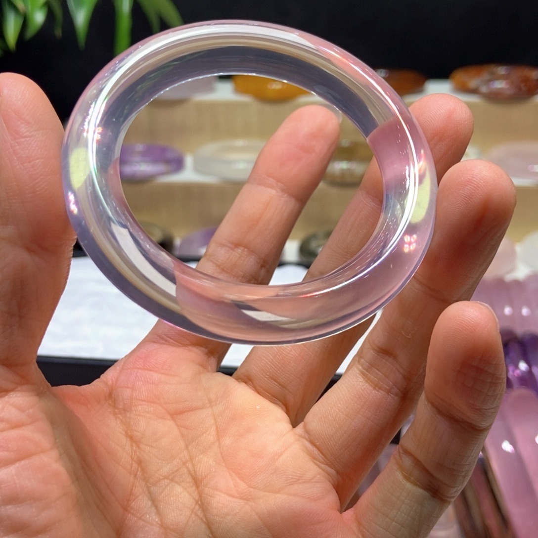 未镶嵌手镯水晶55圈口
