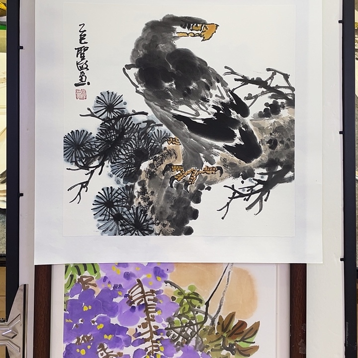 国画张圣敏先生纯手绘作品