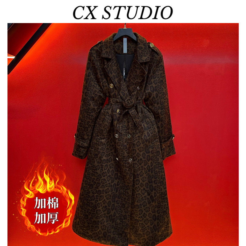 编码95 经典收腰轻奢时尚风衣外套（定制女装）G885