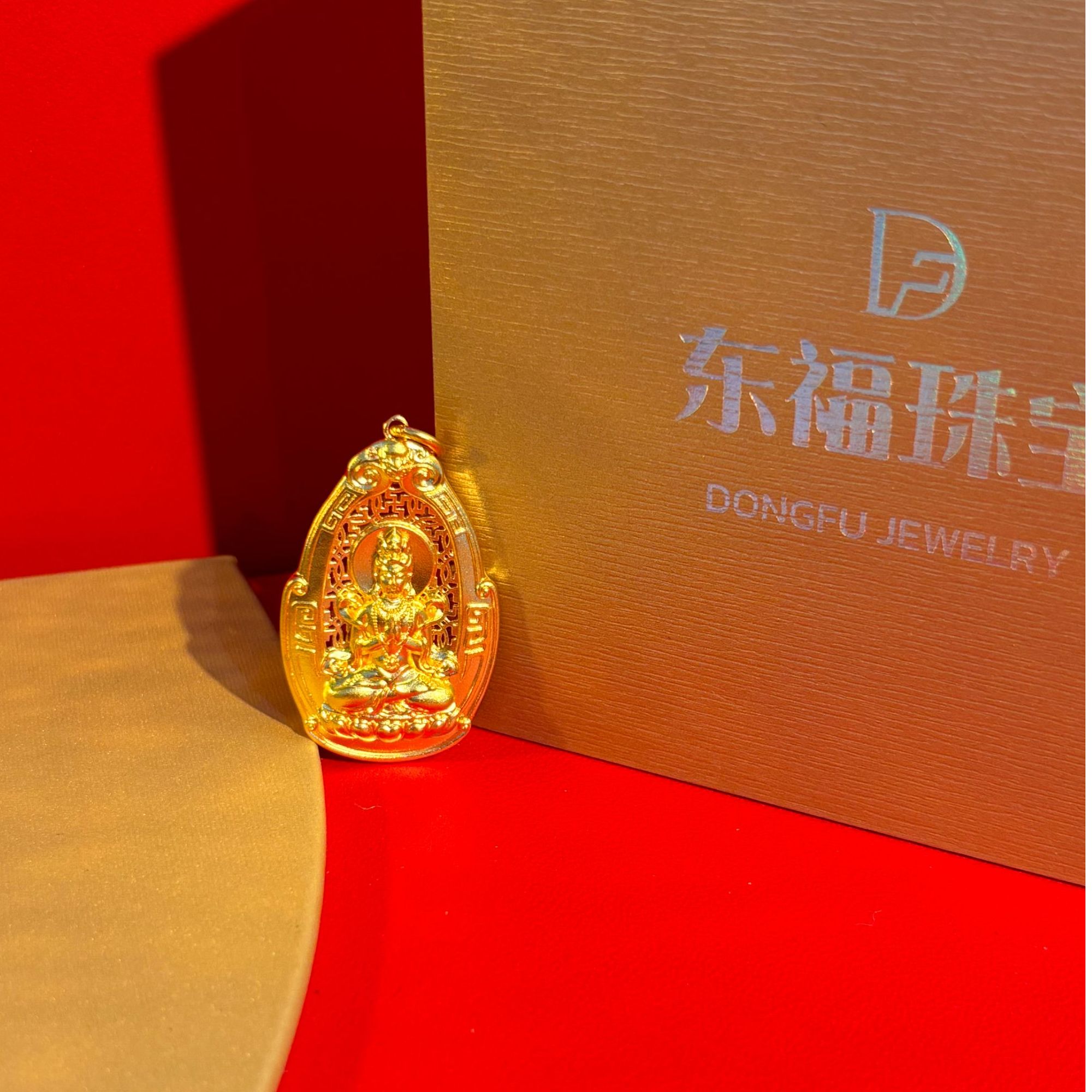 吊坠足银 镂空观音吊坠男士手工时尚实心挂坠精美银制品素款