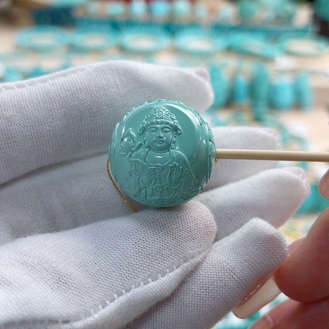 绿松石珠宝奇石未镶嵌