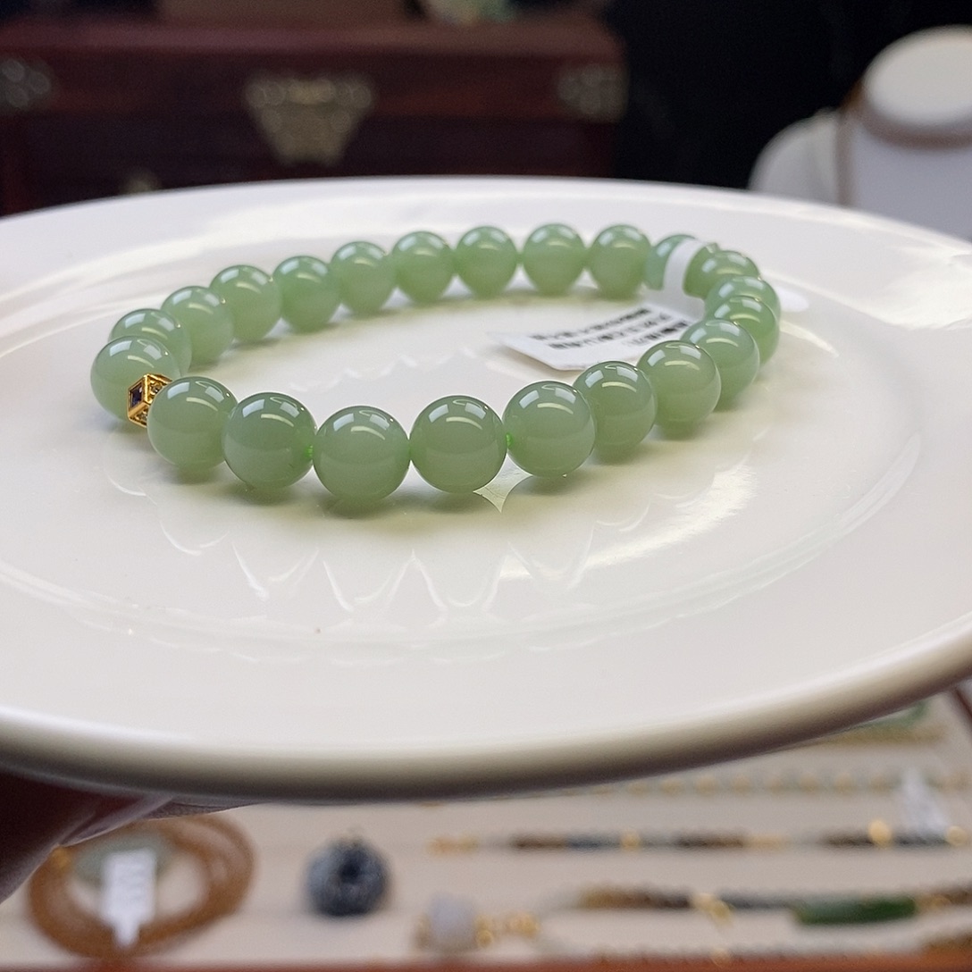 和田玉未镶嵌手链