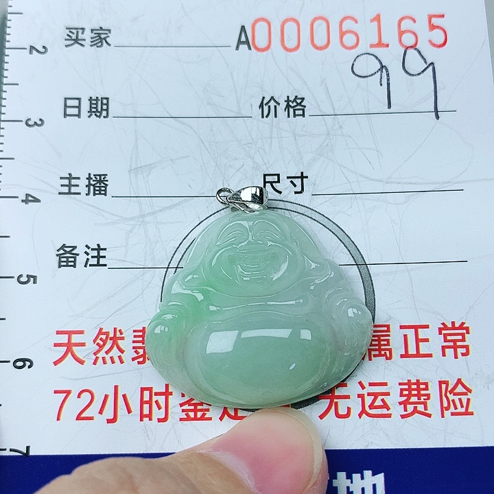 翡翠颈饰银S925镶嵌翡翠