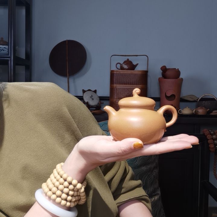 【闪购商品】紫砂茶壶毛*羿葫芦半手壶