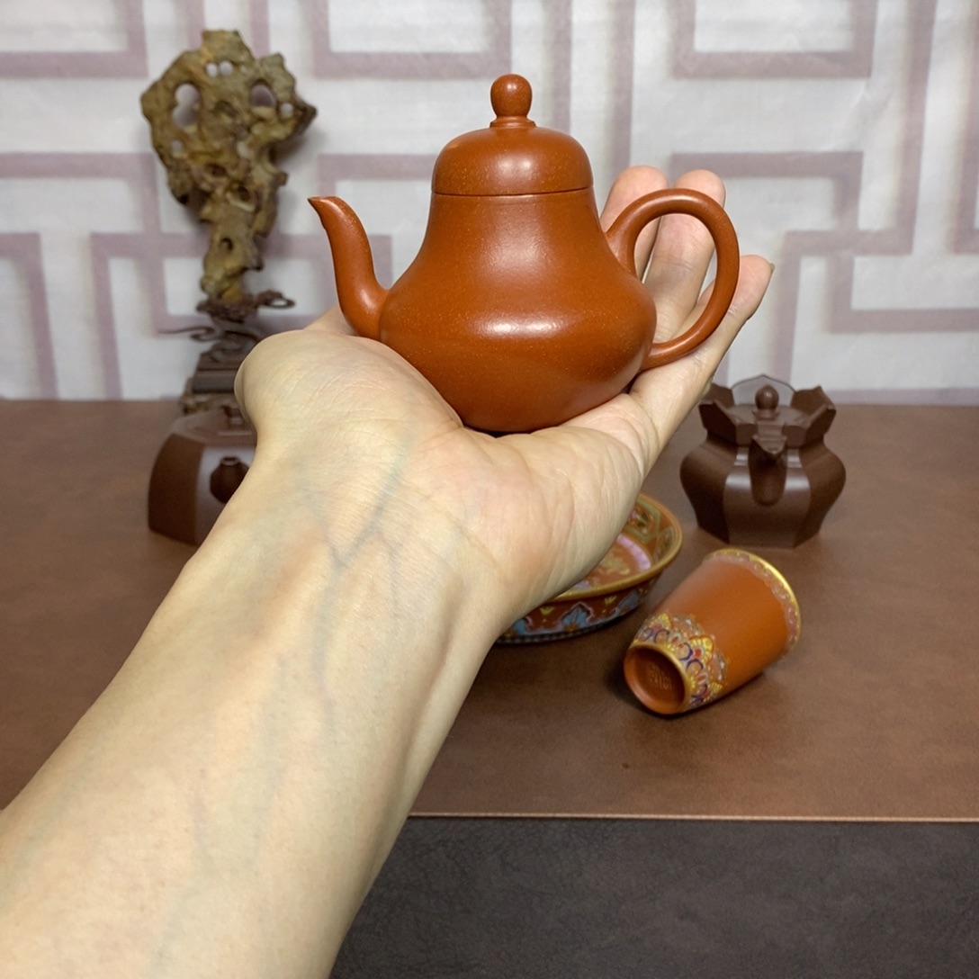 茶壶紫砂紫砂茶具小红泥思婷