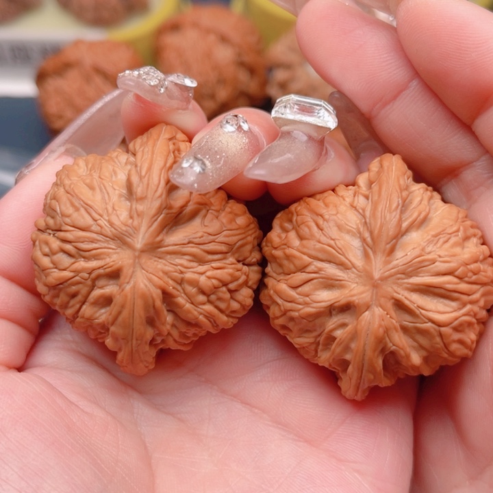 文玩核桃把件全品磨盘