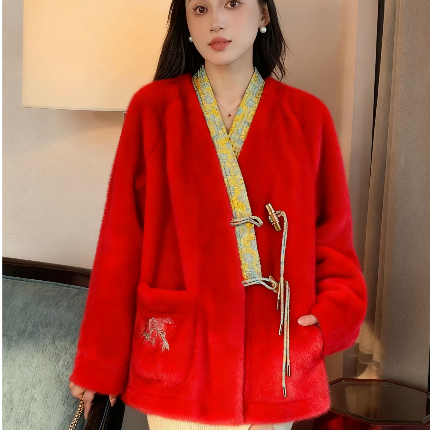 人造皮草 貂皮工厂貂皮大衣改款改色维修订金