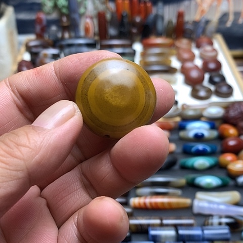 逝***年玛瑙/玉髓合金颈饰