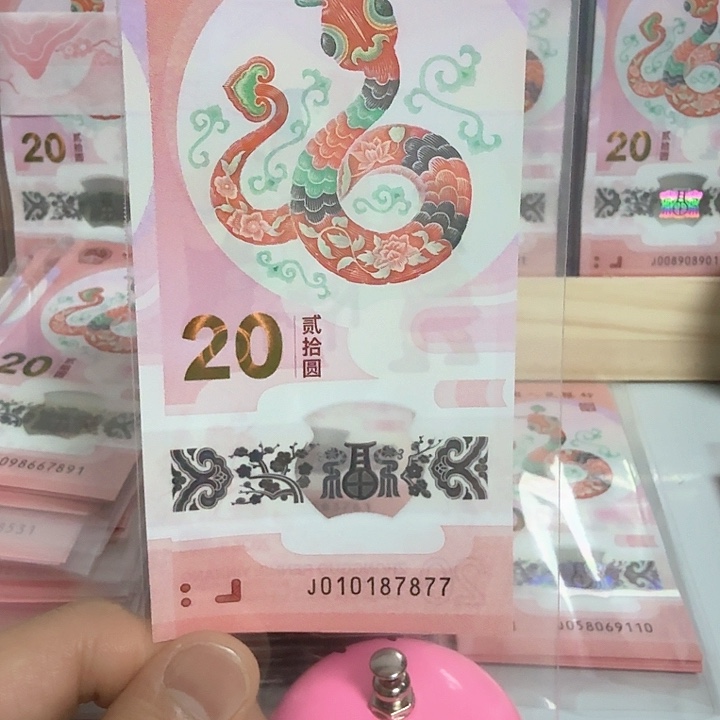 塑料小蛇钞号码010187877