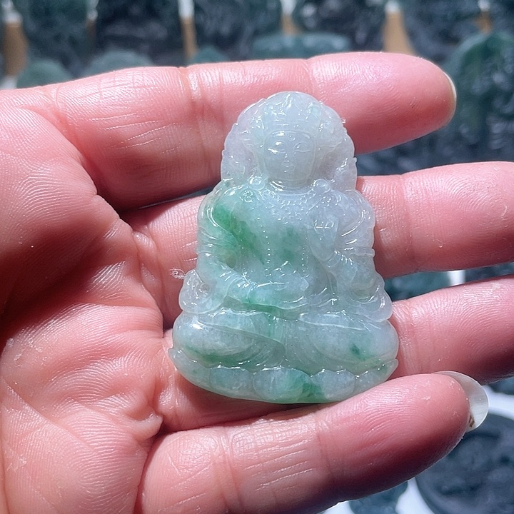 定制翡翠未镶嵌度母