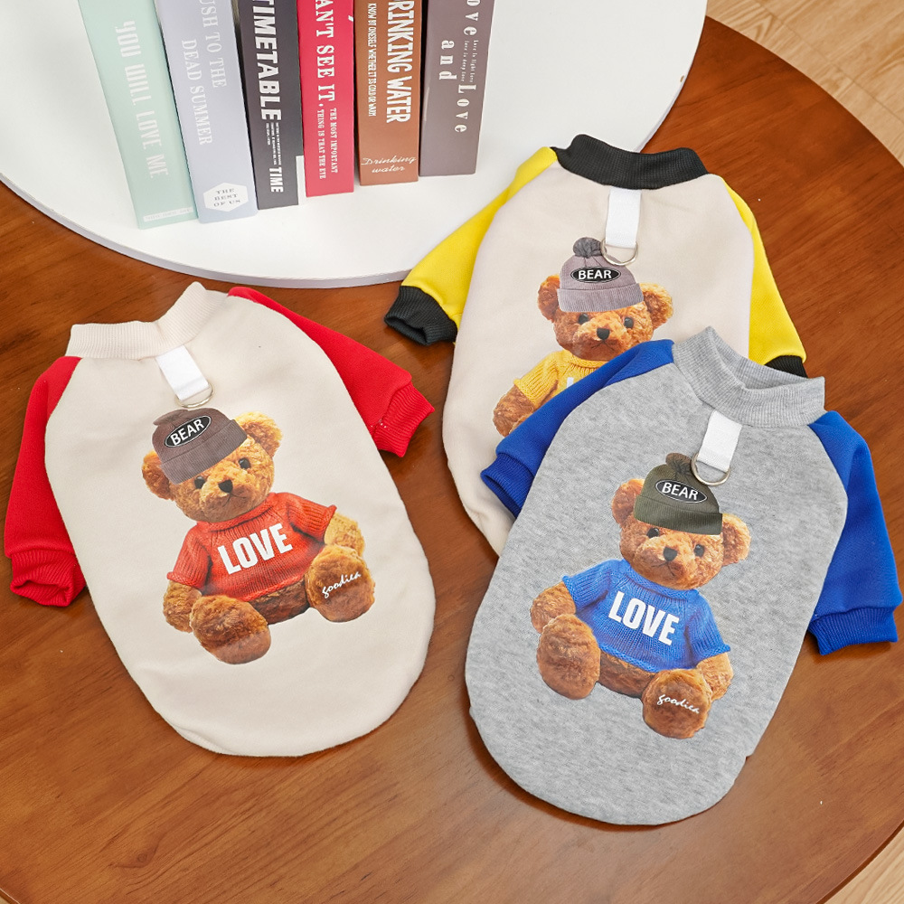 宠物秋冬狗狗猫咪衣服用品加绒卫衣金毛肥猫大狗大熊法斗比熊棉质