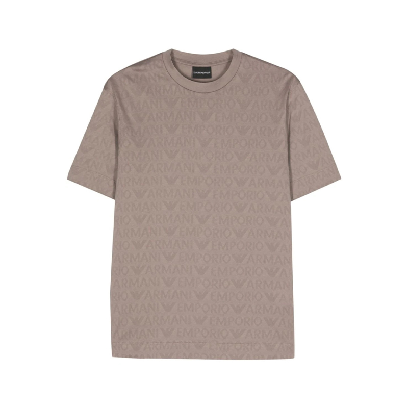 未使用 EMPORIO ARMANI/安普里奥·阿玛尼 字母徽标圆领短袖T恤