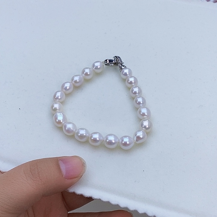 未镶嵌淡水珍珠颈饰8左右珍珠手链