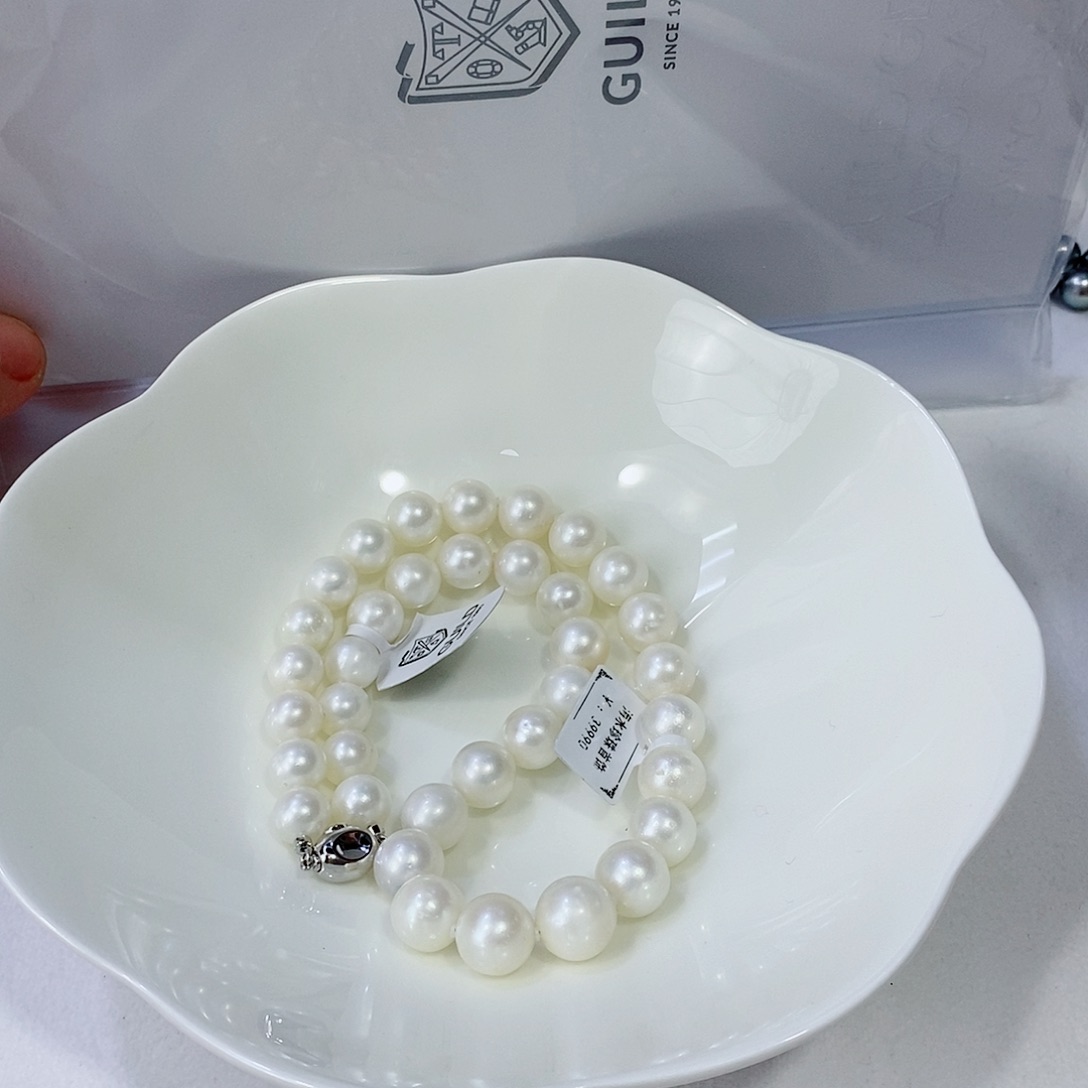 海水珍珠颈饰银S925镶嵌