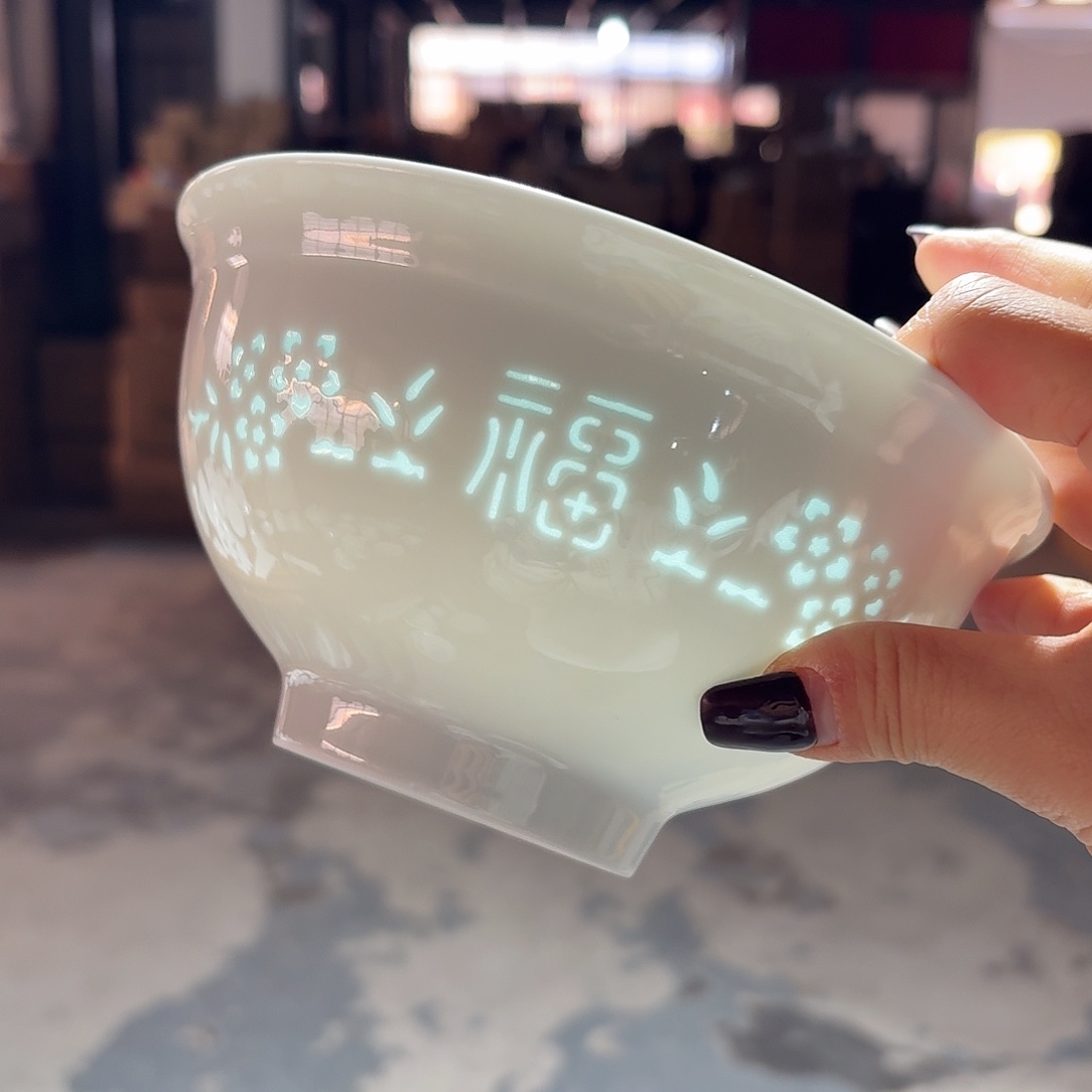 白瓷景德镇面碗青福两个好的